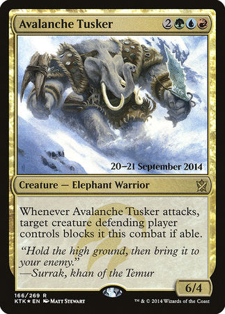 Avalanche Tusker [Khans of Tarkir Promos] | Sanctuary Gaming