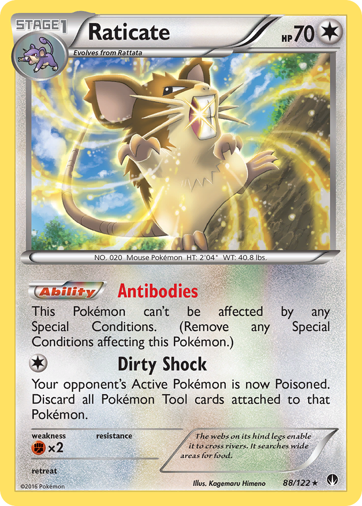 Raticate (88/122) [XY: BREAKpoint] | Sanctuary Gaming