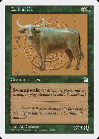 Zodiac Ox [Portal Three Kingdoms] | Sanctuary Gaming