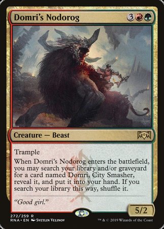 Domri's Nodorog [Ravnica Allegiance] | Sanctuary Gaming