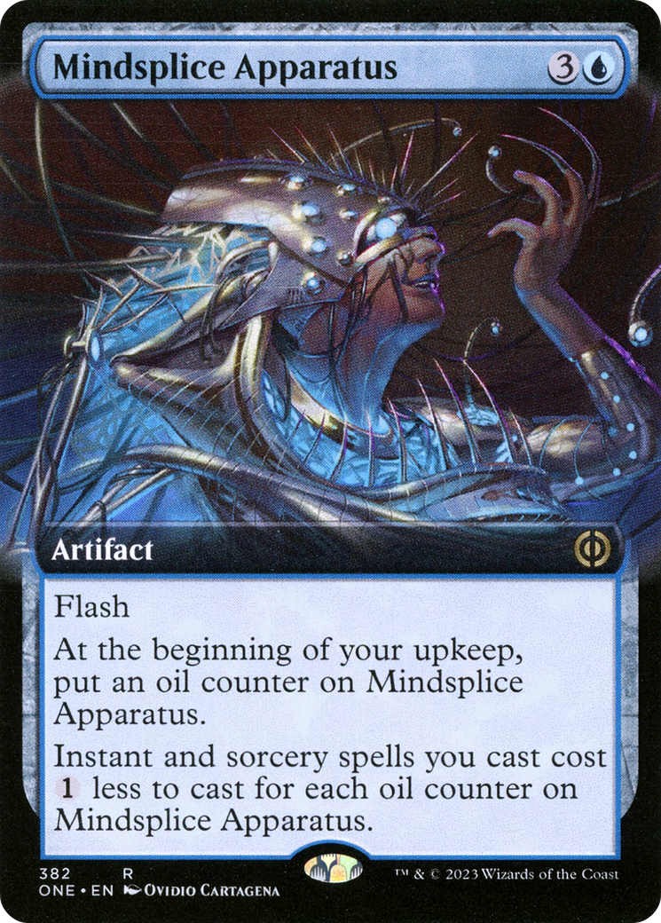 Mindsplice Apparatus (Extended Art) [Phyrexia: All Will Be One] | Sanctuary Gaming