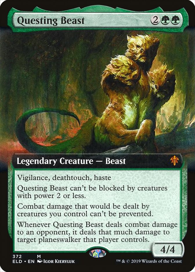 Questing Beast (Extended Art) [Throne of Eldraine] | Sanctuary Gaming
