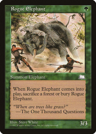 Rogue Elephant [Weatherlight] | Sanctuary Gaming