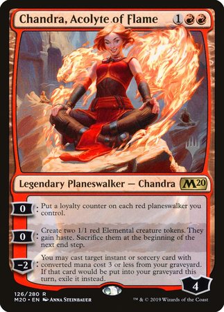 Chandra, Acolyte of Flame [Core Set 2020 Promos] | Sanctuary Gaming