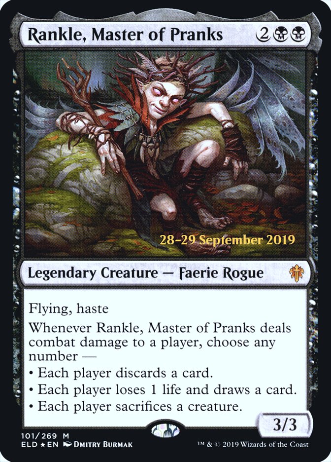 Rankle, Master of Pranks  [Throne of Eldraine Prerelease Promos] | Sanctuary Gaming