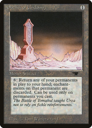 Obelisk of Undoing [Antiquities] | Sanctuary Gaming