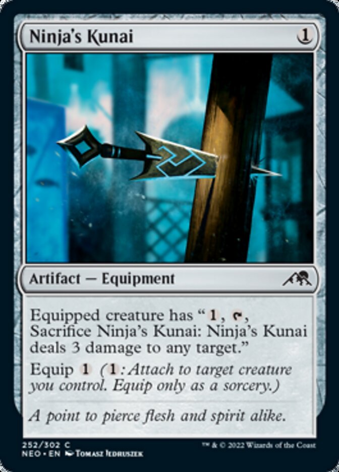 Ninja's Kunai [Kamigawa: Neon Dynasty] | Sanctuary Gaming