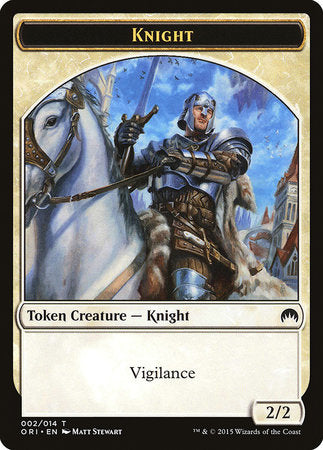 Knight Token [Magic Origins Tokens] | Sanctuary Gaming