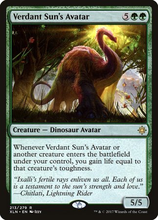 Verdant Sun's Avatar [Ixalan Promos] | Sanctuary Gaming