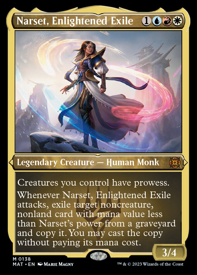 Narset, Enlightened Exile (Foil Etched) [March of the Machine: The Aftermath] | Sanctuary Gaming