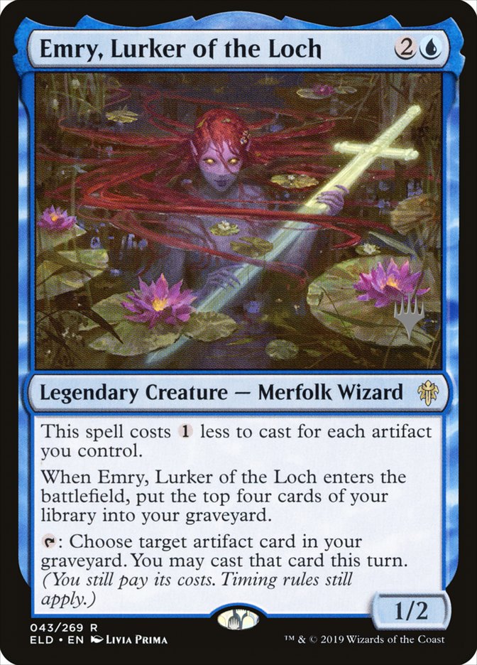Emry, Lurker of the Loch (Promo Pack) [Throne of Eldraine Promos] | Sanctuary Gaming