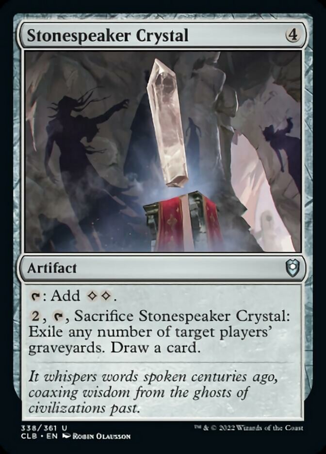 Stonespeaker Crystal [Commander Legends: Battle for Baldur's Gate] | Sanctuary Gaming