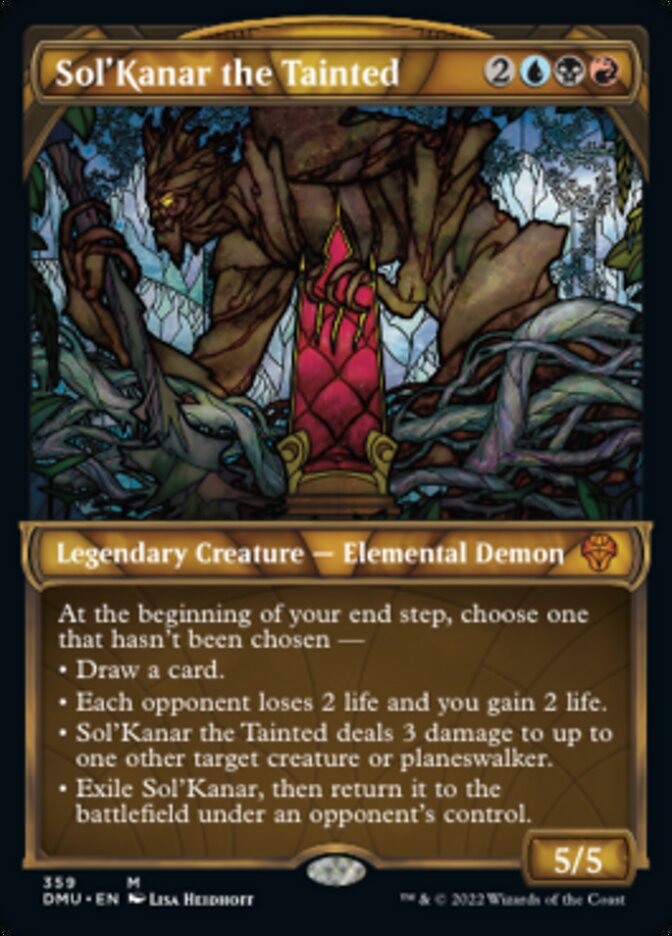 Sol'Kanar the Tainted (Showcase Textured) [Dominaria United] | Sanctuary Gaming