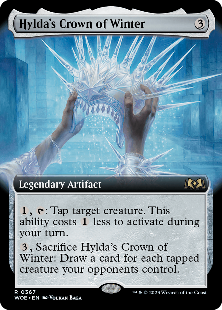Hylda's Crown of Winter (Extended Art) [Wilds of Eldraine] | Sanctuary Gaming