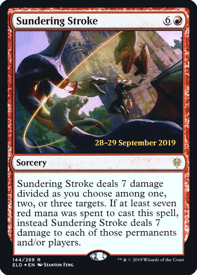 Sundering Stroke  [Throne of Eldraine Prerelease Promos] | Sanctuary Gaming