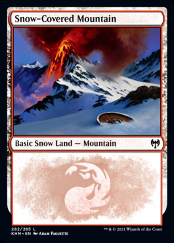 Snow-Covered Mountain (282) [Kaldheim] | Sanctuary Gaming
