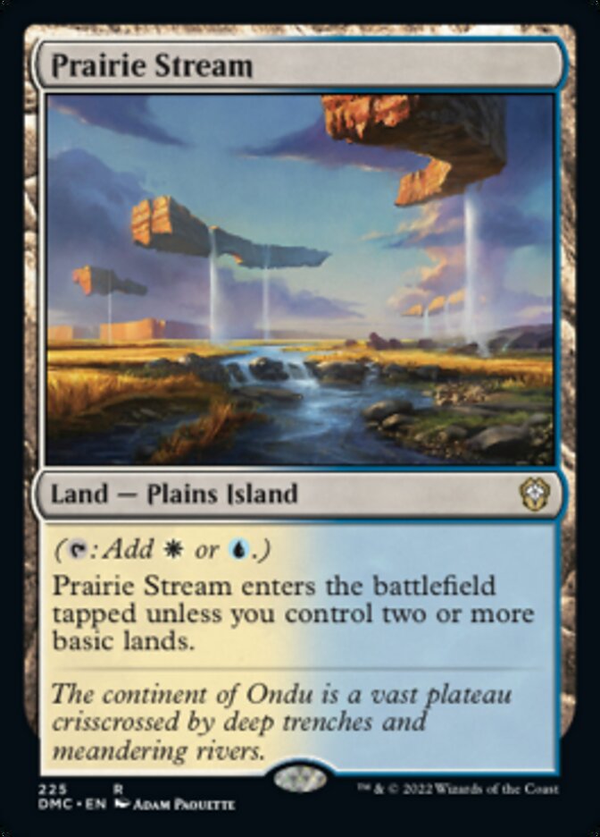 Prairie Stream [Dominaria United Commander] | Sanctuary Gaming
