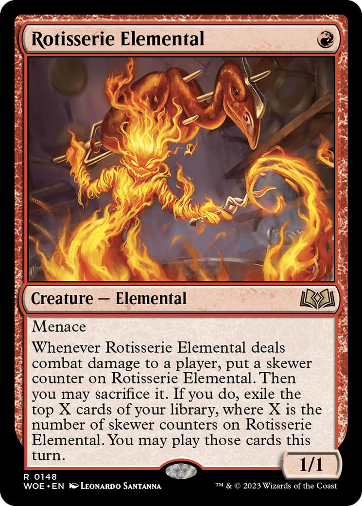 Rotisserie Elemental [Wilds of Eldraine] | Sanctuary Gaming