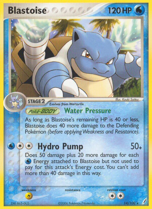 Blastoise (14/100) (Theme Deck Exclusive) [EX: Crystal Guardians] | Sanctuary Gaming