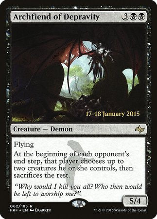 Archfiend of Depravity [Fate Reforged Promos] | Sanctuary Gaming