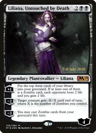 Liliana, Untouched by Death [Core Set 2019 Promos] | Sanctuary Gaming