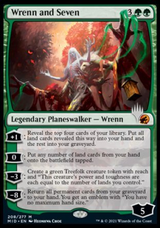 Wrenn and Seven (Promo Pack) [Innistrad: Midnight Hunt Promos] | Sanctuary Gaming