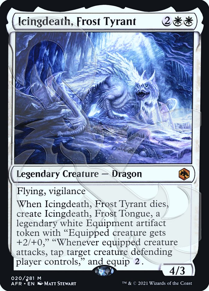 Icingdeath, Frost Tyrant (Ampersand Promo) [Dungeons & Dragons: Adventures in the Forgotten Realms Promos] | Sanctuary Gaming