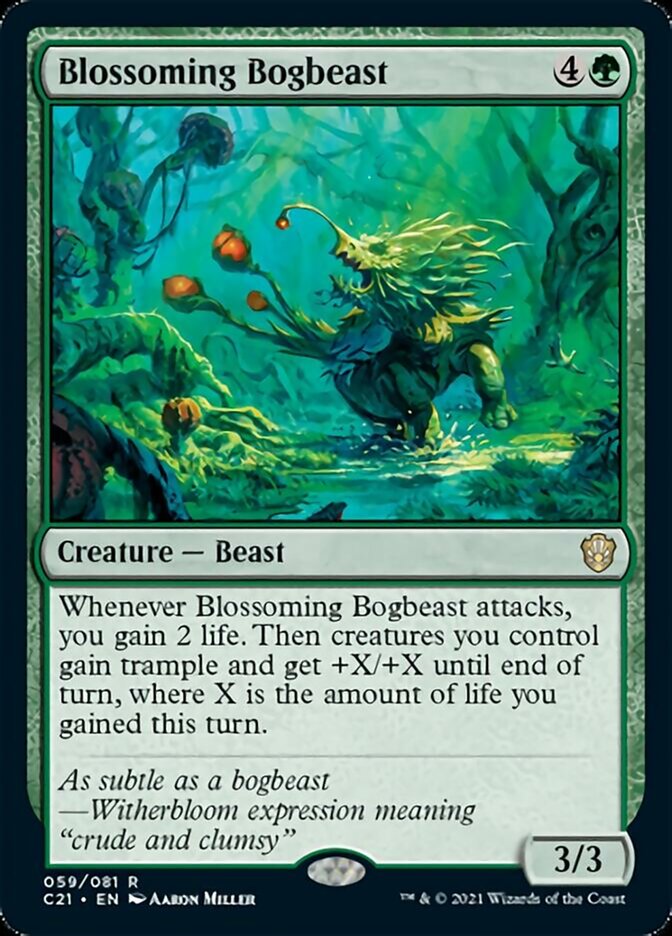 Blossoming Bogbeast [Commander 2021] | Sanctuary Gaming