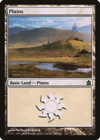 Plains (301) [Commander 2011] | Sanctuary Gaming