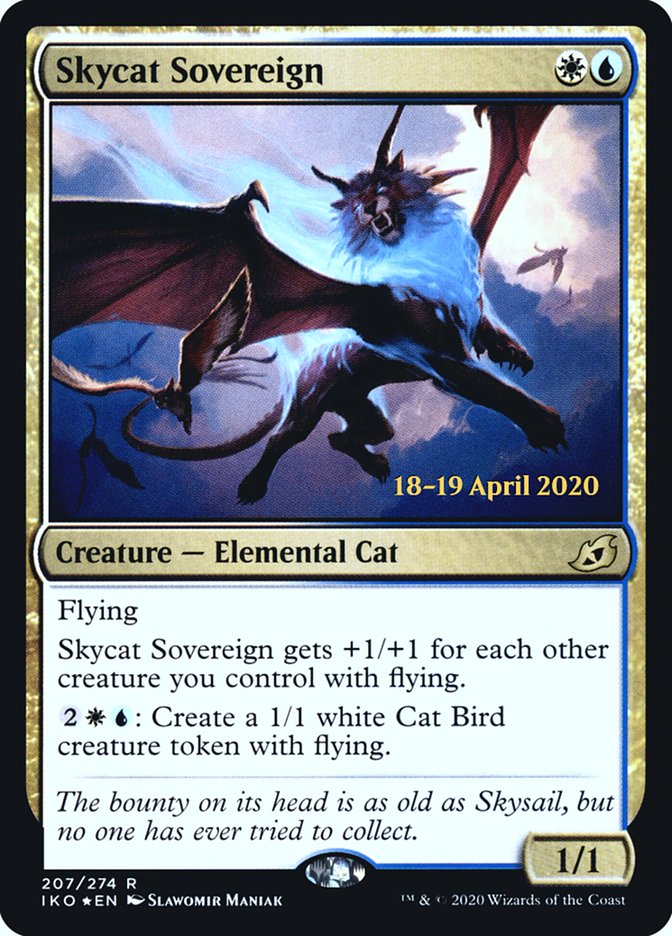 Skycat Sovereign  [Ikoria: Lair of Behemoths Prerelease Promos] | Sanctuary Gaming