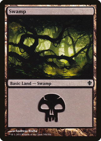 Swamp (348) [Commander 2013] | Sanctuary Gaming