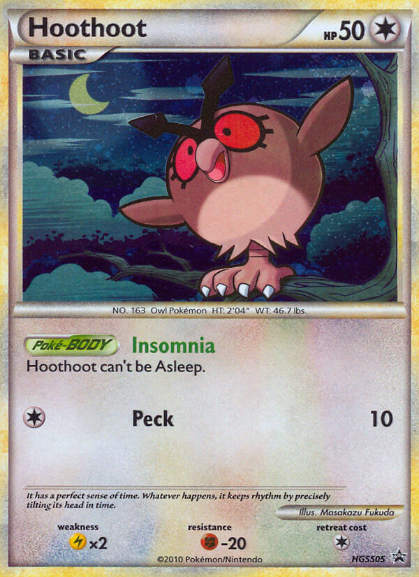 Hoothoot (HGSS05) [HeartGold & SoulSilver: Black Star Promos] | Sanctuary Gaming