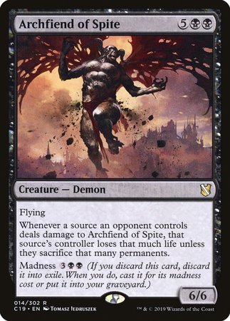 Archfiend of Spite [Commander 2019] | Sanctuary Gaming