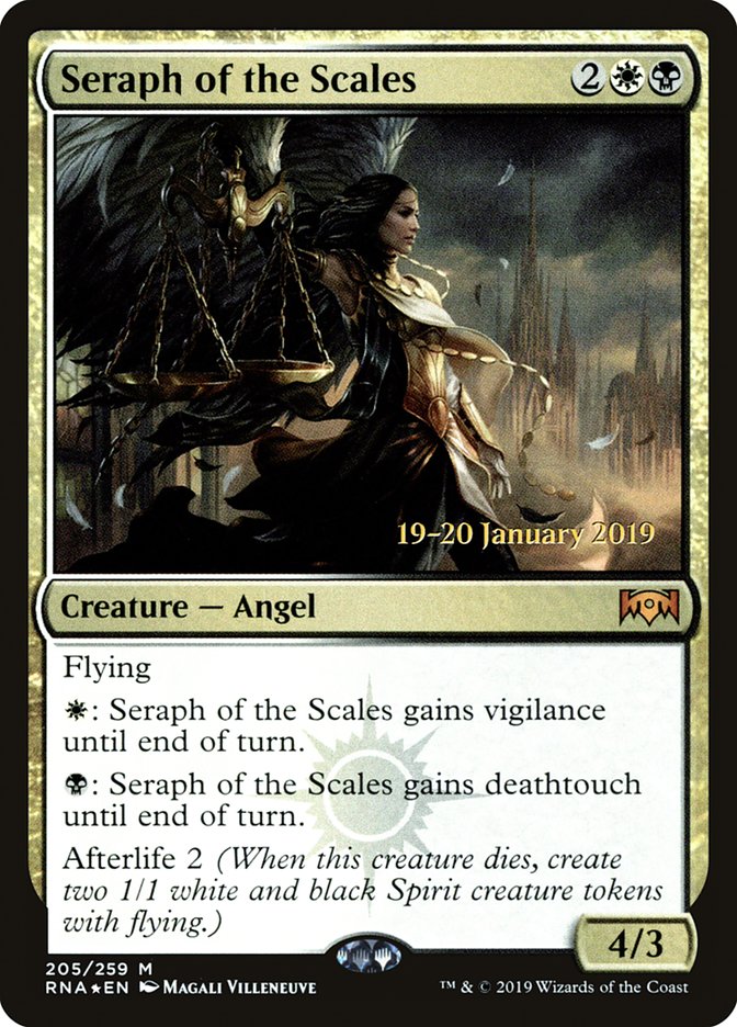 Seraph of the Scales [Ravnica Allegiance Prerelease Promos] | Sanctuary Gaming
