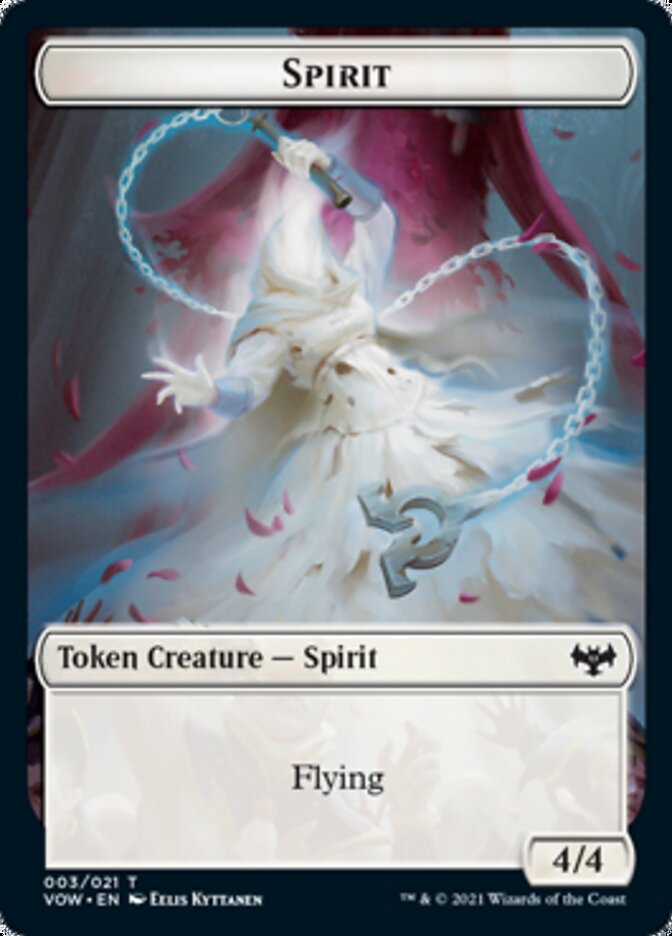 Spirit Token (003) [Innistrad: Crimson Vow Tokens] | Sanctuary Gaming