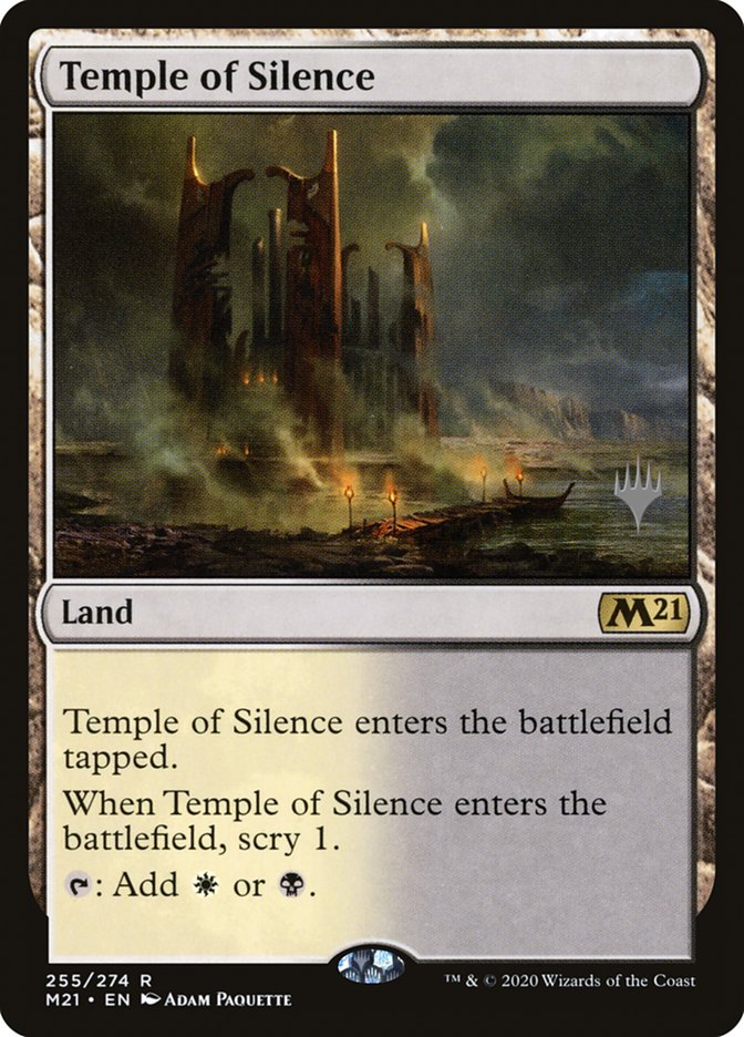 Temple of Silence (Promo Pack) [Core Set 2021 Promos] | Sanctuary Gaming