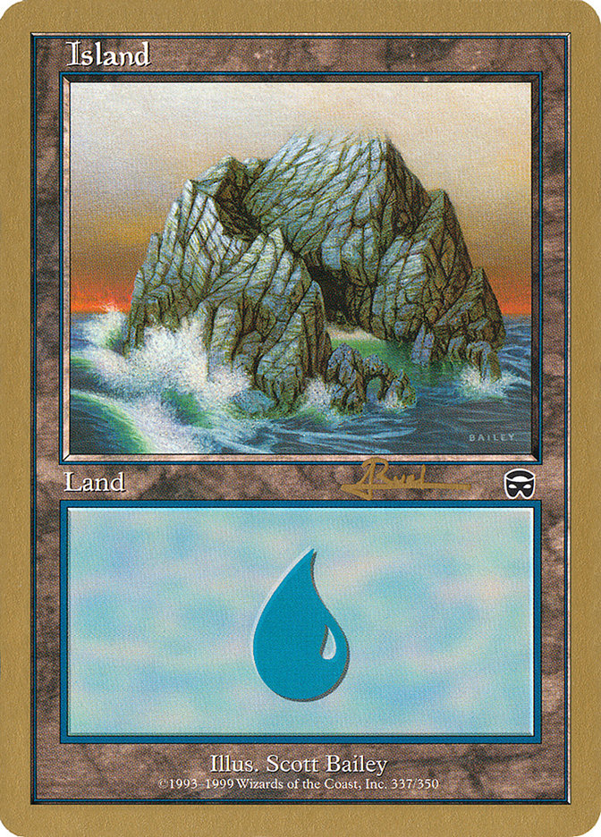 Island (ar337) (Antoine Ruel) [World Championship Decks 2001] | Sanctuary Gaming