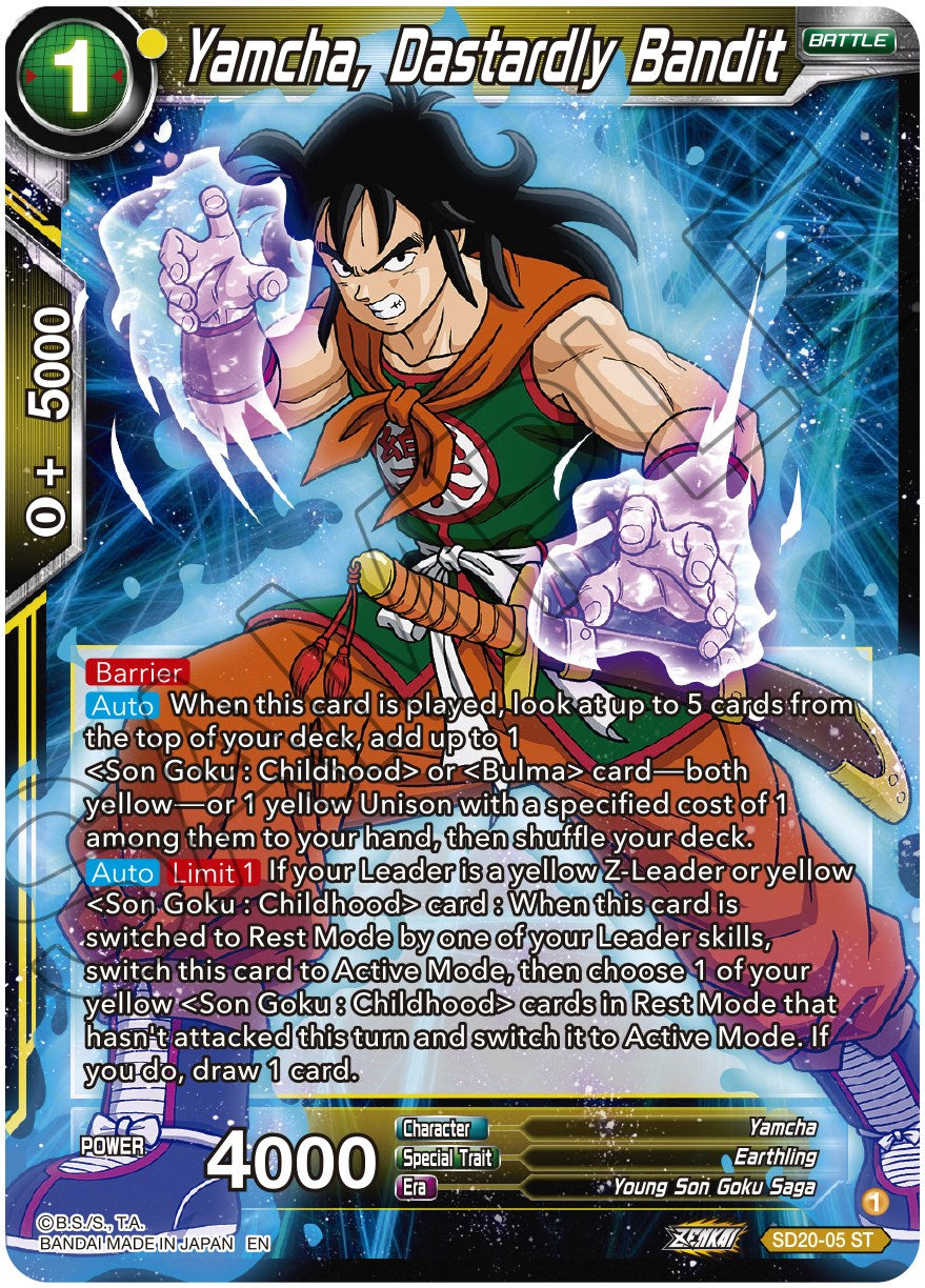 Yamcha, Dastardly Bandit (SD20-05) [Dawn of the Z-Legends] | Sanctuary Gaming