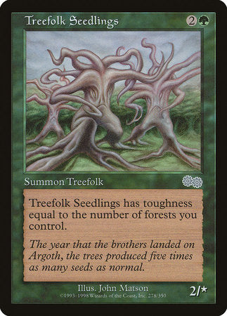 Treefolk Seedlings [Urza's Saga] | Sanctuary Gaming