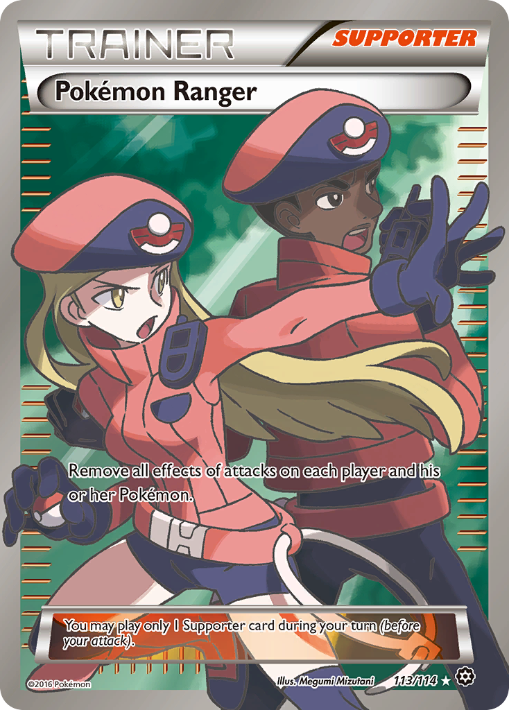 Pokemon Ranger (113/114) [XY: Steam Siege] | Sanctuary Gaming