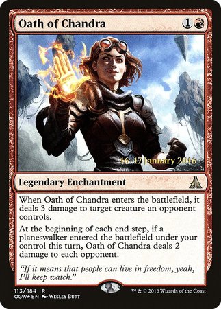 Oath of Chandra [Oath of the Gatewatch Promos] | Sanctuary Gaming