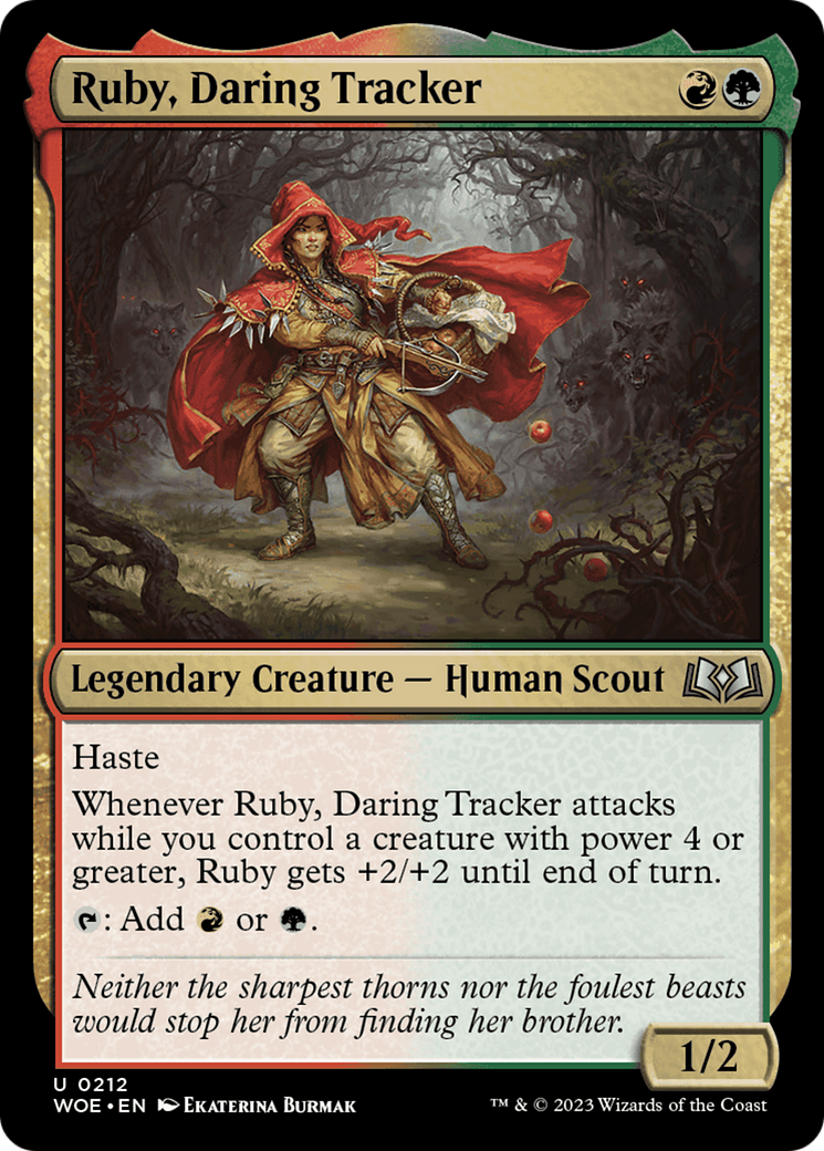 Ruby, Daring Tracker [Wilds of Eldraine] | Sanctuary Gaming