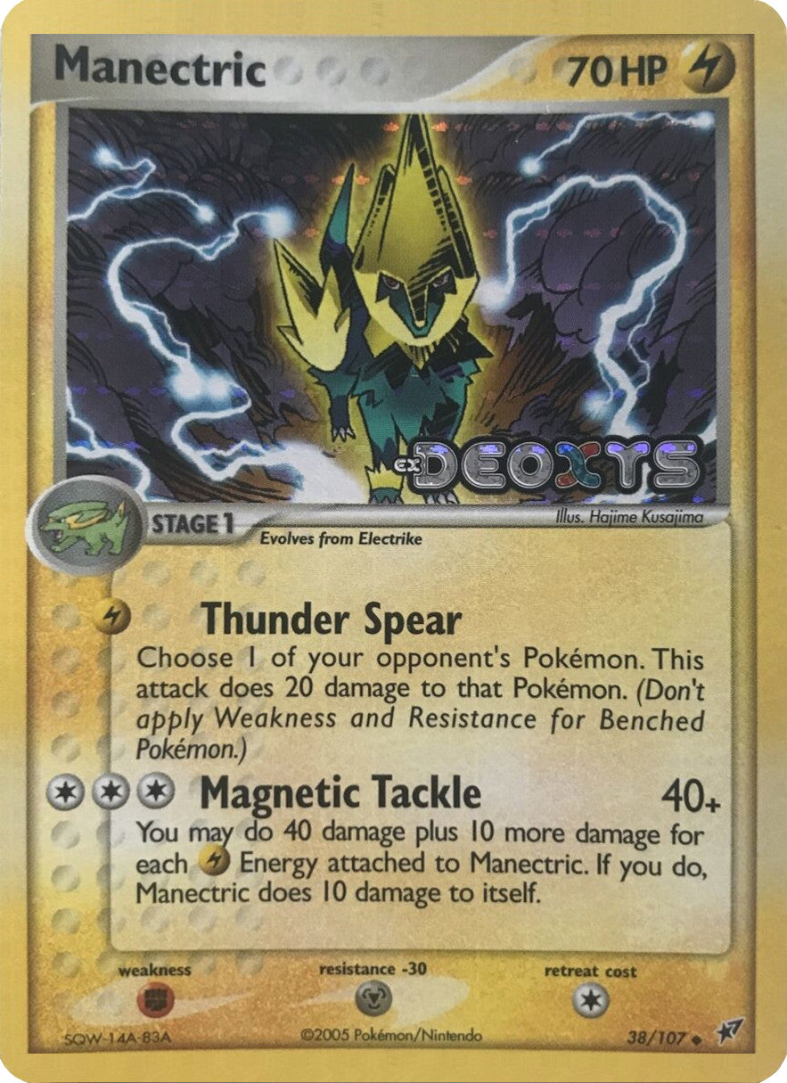 Manectric (38/107) (Stamped) [EX: Deoxys] | Sanctuary Gaming