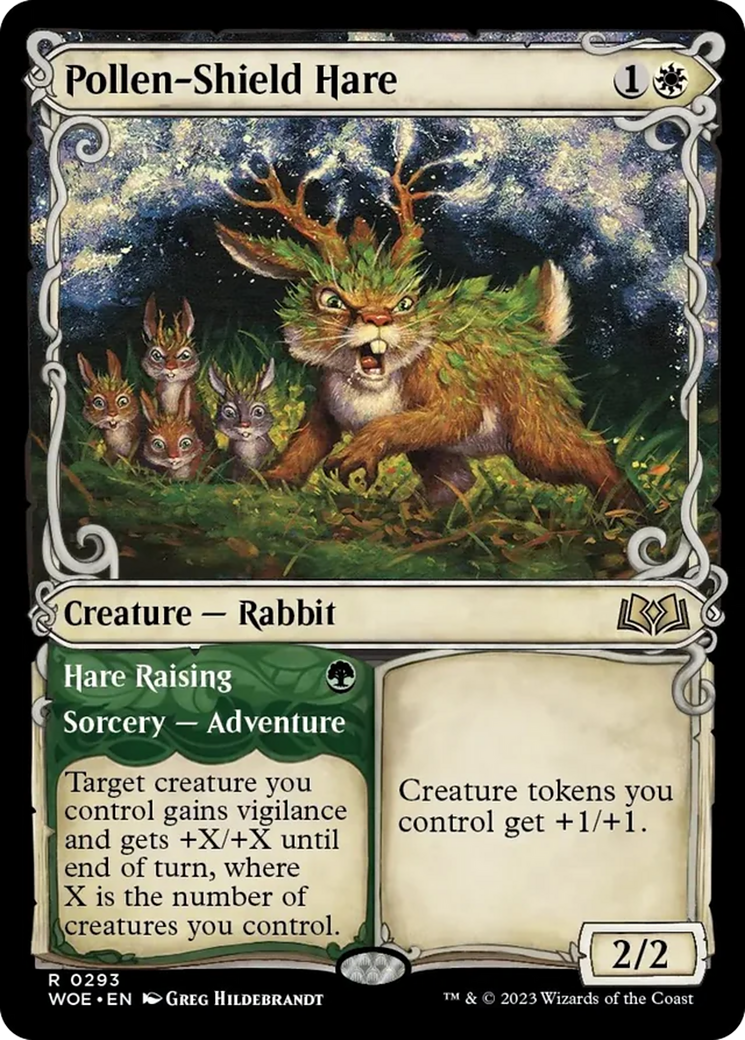 Pollen-Shield Hare // Hare Raising (Showcase) [Wilds of Eldraine] | Sanctuary Gaming