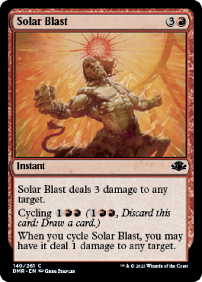 Solar Blast [Dominaria Remastered] | Sanctuary Gaming