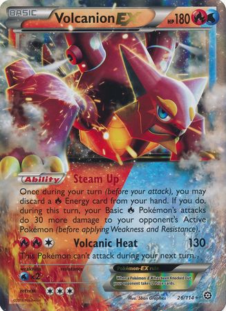 Volcanion EX (26/114) (Jumbo Card) [XY: Steam Siege] | Sanctuary Gaming