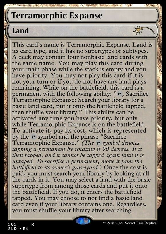 Terramorphic Expanse (Full Text) [Secret Lair Drop Promos] | Sanctuary Gaming