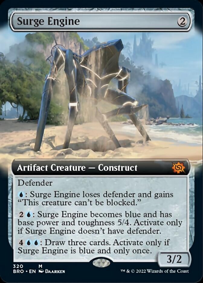 Surge Engine (Extended Art) [The Brothers' War] | Sanctuary Gaming