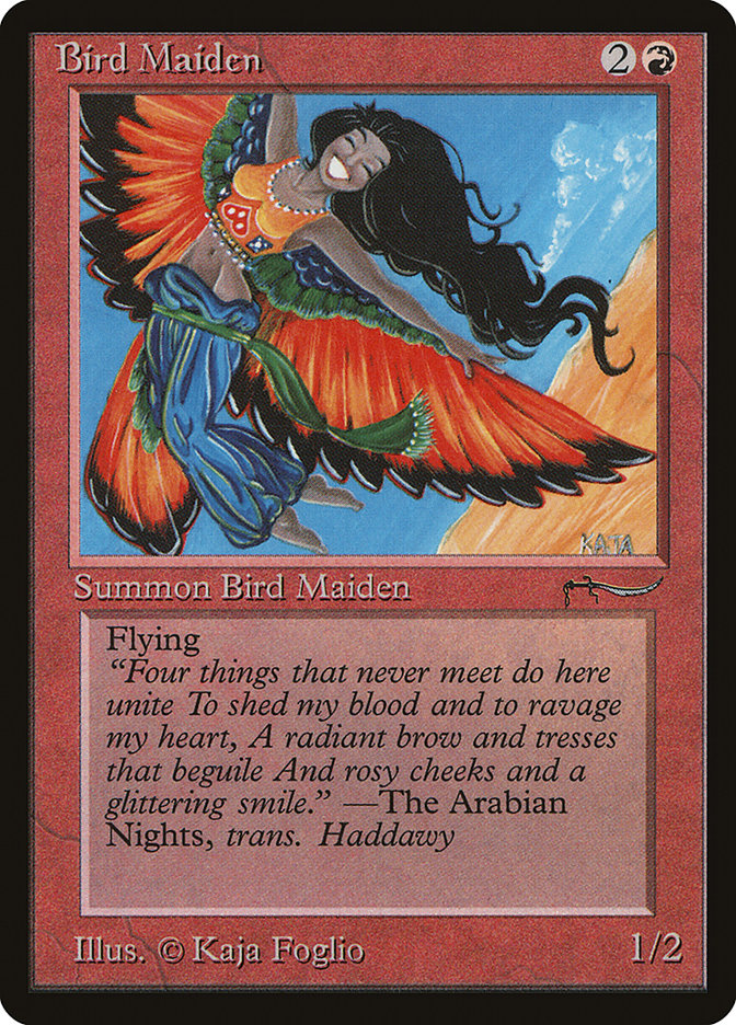 Bird Maiden (Light Mana Cost) [Arabian Nights] | Sanctuary Gaming