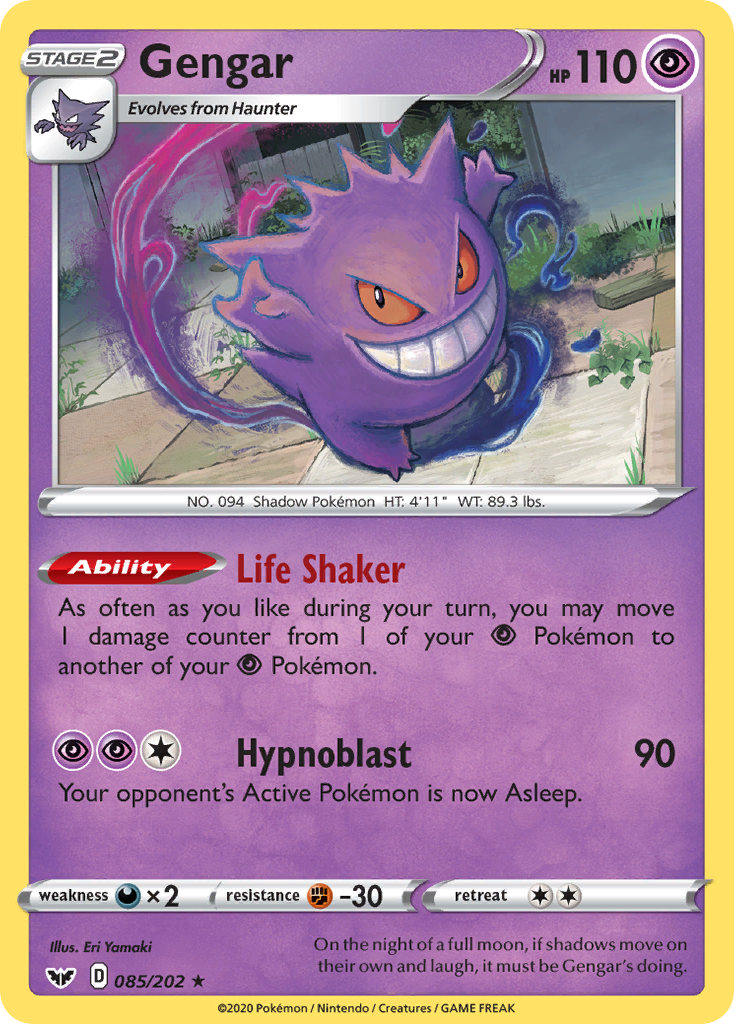 Gengar (085/202) [Sword & Shield: Base Set] | Sanctuary Gaming